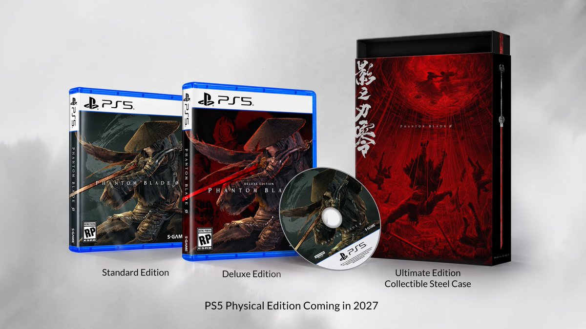 Wario64's tweet photo. Phantom Blade Zero - Official Launch Trailer (PS5 physical edition coming in 2027) https://t.co/dbOVWKd9bH https://t.co/Pw8D6CZL85