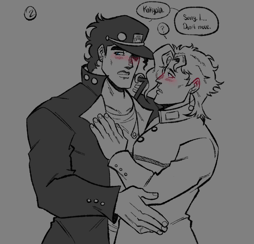 asherflores_'s tweet photo. #jjba || Kiss? 
(1/2) https://t.co/zMJ1q1V2Yj