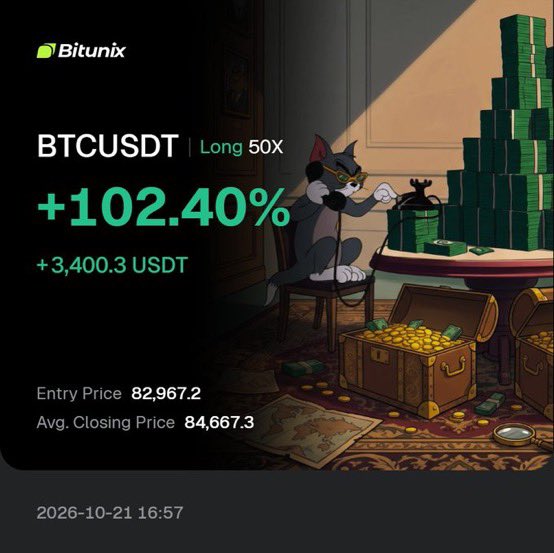 CryptoSolderNR's tweet photo. Dedicated to all those who can't stand seeing me win
▫️ Another one...
Zero Liquidation Strategy baby https://t.co/0Yb9WRNUHE