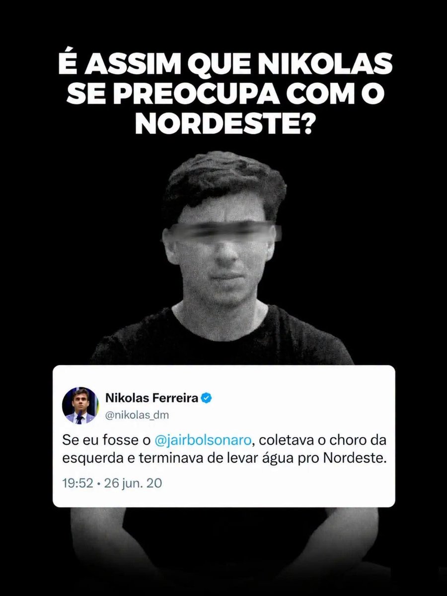 Gabriel57268717's tweet photo. @PedroRonchi2 Nikolas Ferreira é uma farsa, cadê a cassação desse moleque? 
#BORALULA1️⃣3️⃣ 
#cassacaonikolasferreira https://t.co/V3qnHLfY9x