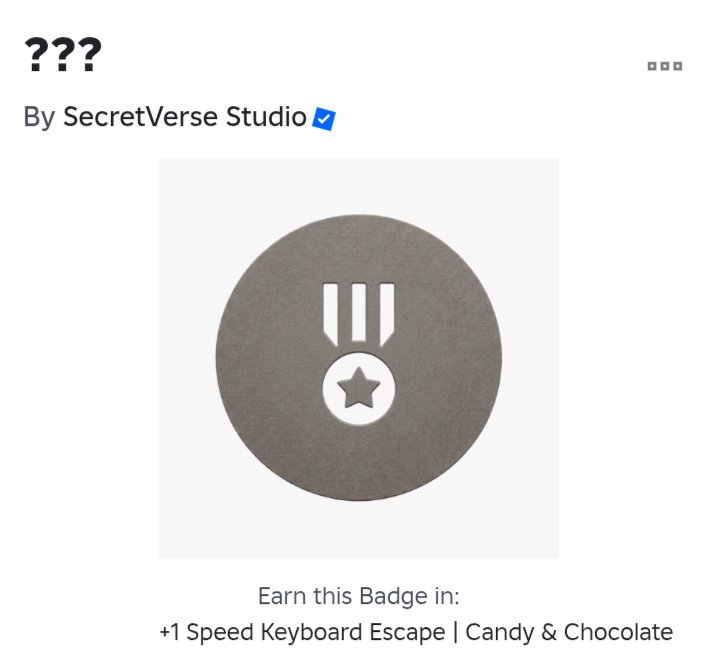 GUESTY_ON's tweet photo. The Hollow "The Outskirt" games will include two badges. 

The reason why the owner behind HUNTED there is "a secret badge". https://t.co/8MIJ47RUTD