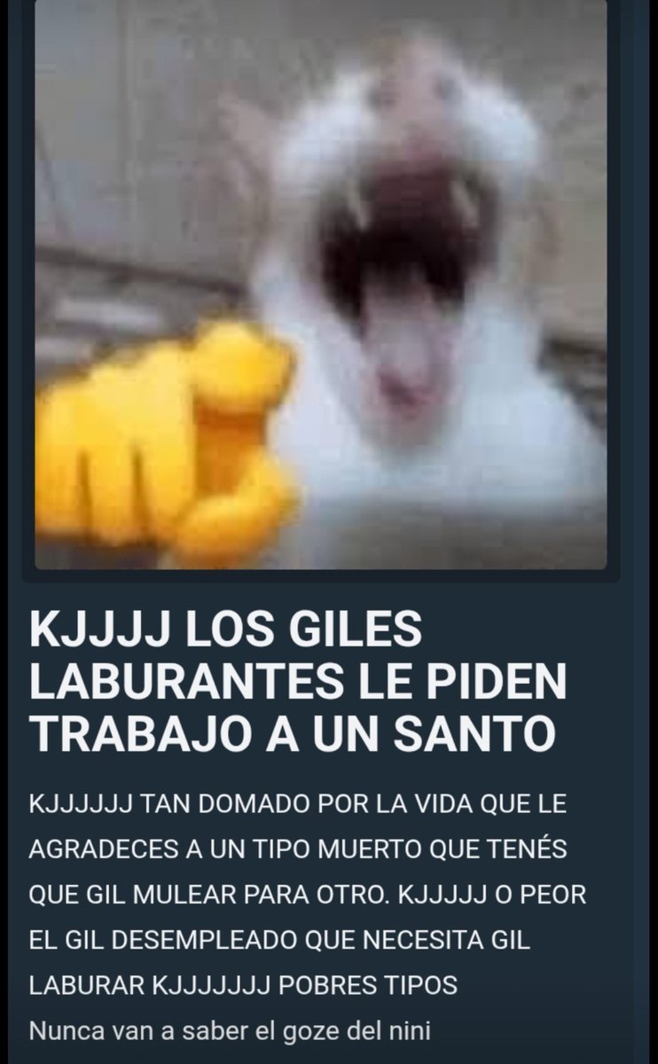 ClaritaQuisp3's tweet photo. Jajaja pobres giles laburantes. https://t.co/hcHce7xI6W