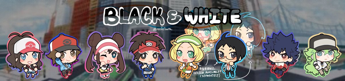 melofloetta's tweet photo. hello all again!! i can finally say that the pokemon black and white charms are now up on my ACGGoods store! up next will be the protags/rivals of sun and moon/ultra sun and moon!! hope u guys enjoy :D

store below + in bio !! ⤵️ https://t.co/89LUeTDsME