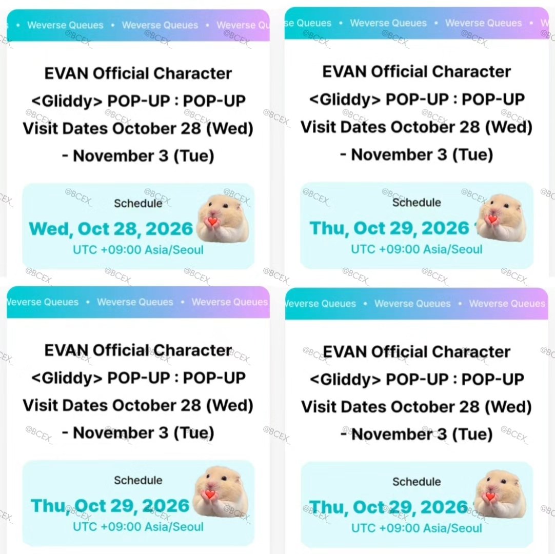 BCEX_'s tweet photo. EVAN Official Character <Gliddy> รอบ POP-UP 🛹🎨

✅️ จองเข้า pop up เรียบร้อยนะคะ มีรอบเข้าตั้งแต่วันแรกค่า

#BCEXอัพเดท https://t.co/S4X7qgFsJm
