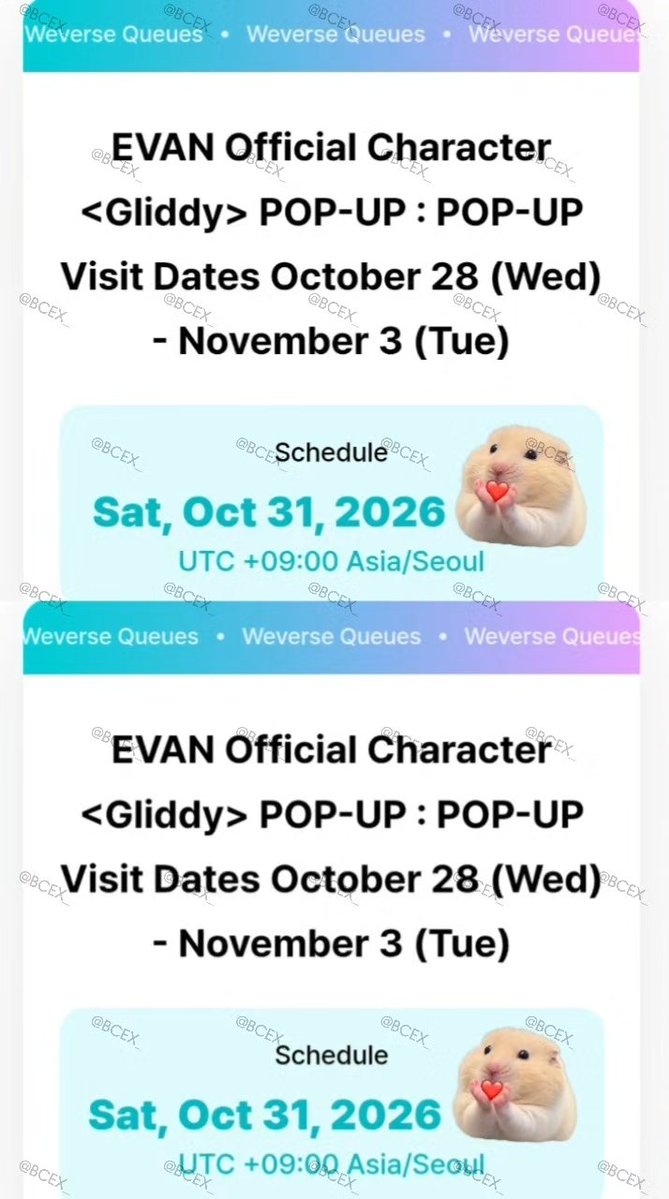 BCEX_'s tweet photo. EVAN Official Character <Gliddy> รอบ POP-UP 🛹🎨

✅️ จองเข้า pop up เรียบร้อยนะคะ มีรอบเข้าตั้งแต่วันแรกค่า

#BCEXอัพเดท https://t.co/S4X7qgFsJm