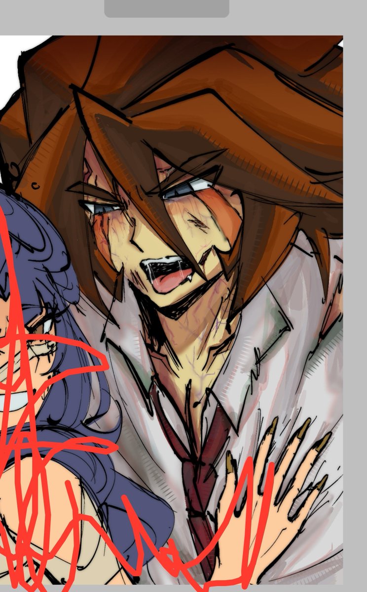Imperatr1cee's tweet photo. Zombie bruhhhhhhhhhhh (wip) https://t.co/BShxJT3Jei