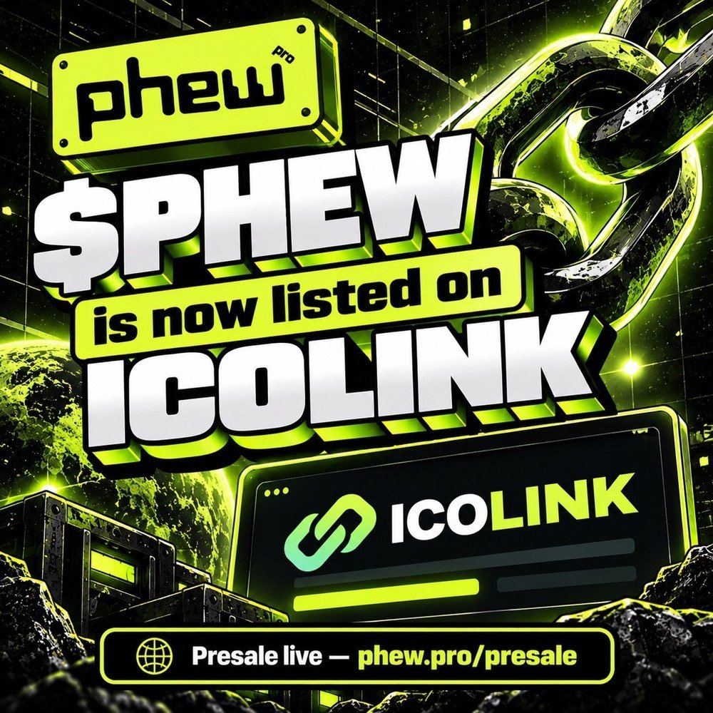 phew_pro's tweet photo. $PHEW is now listed on ICOLINK.

The launchpad for fair bonding-curve launches on Robinhood Chain, now tracked on one more directory.

👉 https://t.co/wOeppvQCKZ

#phewpro #presale #utility #robinhoodchain #airdrop #solana #evm https://t.co/DdIdG8pEau
