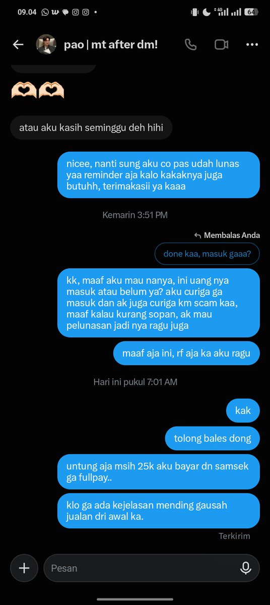 cheew3zz's tweet photo. #thi scammer‼️ help rt/like, kalian hati hati klo mau jajan ya, aku pun kena scam kykny sm ini org dan bahkan aku gatau klo dia ini scam apa ngga, cuma yg bikin aku agak kesel dia ga jawab klo duit nya masuk apa ngga dn trusted ap nga nya dia ga jawab samsek, https://t.co/uPWUqhs3JM