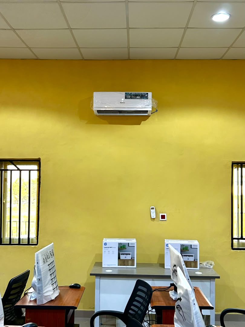 Sen_AdeolaYAYI's tweet photo. WE FACILITATED A MODERN ICT CENTRE AT LISABI GRAMMAR SCHOOL, ABEOKUTA

As part of our continued commitment to educational development, digital literacy and youth empowerment, we have facilitated the construction and equipping of a modern ICT Centre at Lisabi Grammar School, Abeokuta.

The facility is equipped with 60 desktop computers, two multifunctional printers, a 30KVA generator, a 15KVA solar inverter system, air-conditioning units and other essential learning facilities.

Through this intervention, we aim to provide students with practical digital skills, improve access to modern technology and prepare our young people for opportunities in the digital economy.

We remain committed to advancing quality education and expanding technology-driven learning opportunities across Ogun State.

#ITESIWAJU #YAYI2027 #OGUNSTATE