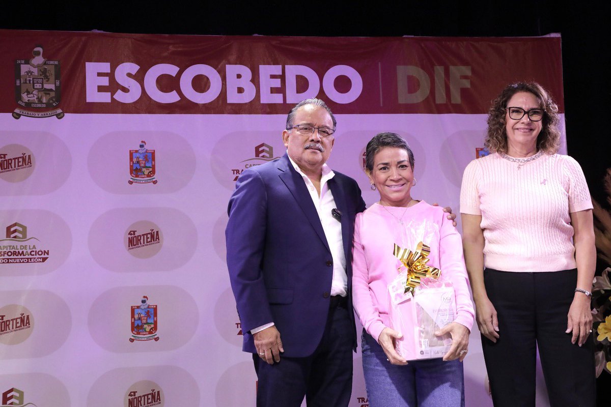 reportecoco's tweet photo. En apoyo a las luchadoras del cáncer de mama @andresmijesmx alcalde @gob_Escobedo entregó 36 kits oncológicos @VecinoEscobedo https://t.co/j1yoGtZcTm