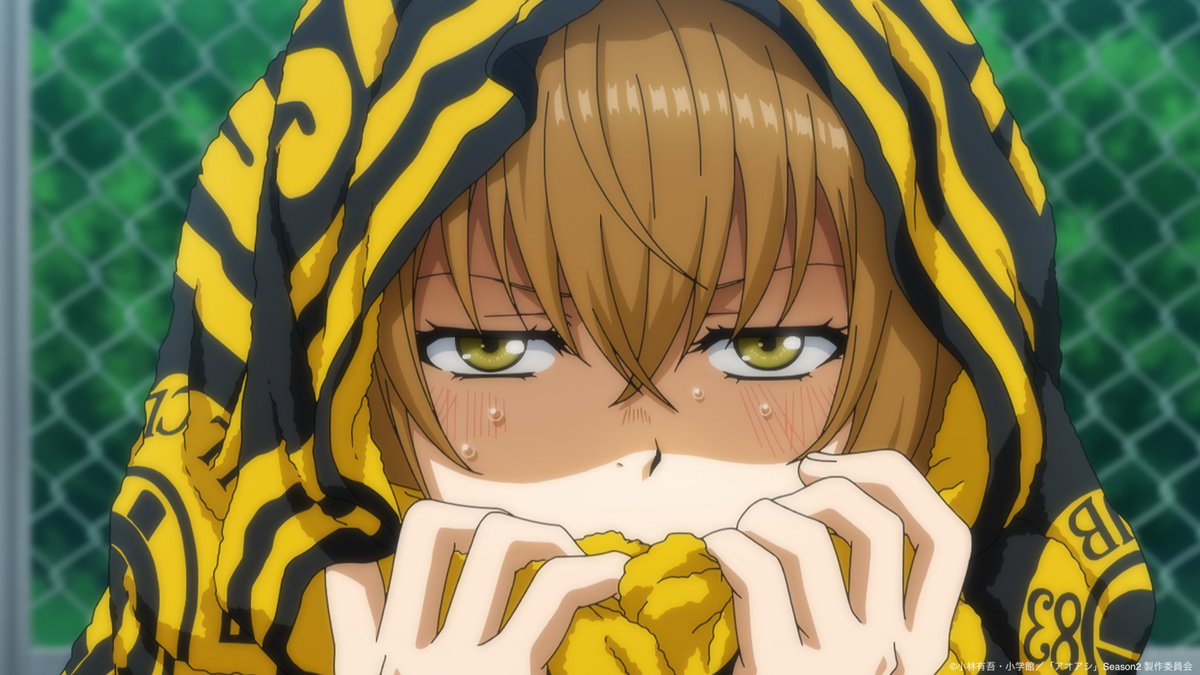 aoashi_pr's tweet photo. ＼\ 📝第5話あらすじ&先行カット解禁📸 /／

🔹第5話「考えることを、諦めない」

圧倒的な存在感でピッチを支配する
栗林のプレーにのまれ、放心状態となるアシト。
しかし、絶望的な状況でも
心を強く保とうとする柏商の気迫に感化され、
再び奮い立つ。
アディショナルタイムは5分。
限られた時間のなかで、
実力不足の自分に何が出来るのか？
考えを巡らすアシトは、
栗林のプレーに、ある“異変”を感じる。

▼第5話あらすじ・先行カットはこちら⚽️
https://t.co/ad2KZ7EWIp

📺TVアニメ『アオアシ Season2』
NHK Eテレ にて次回11/1(日)午後5時 放送！