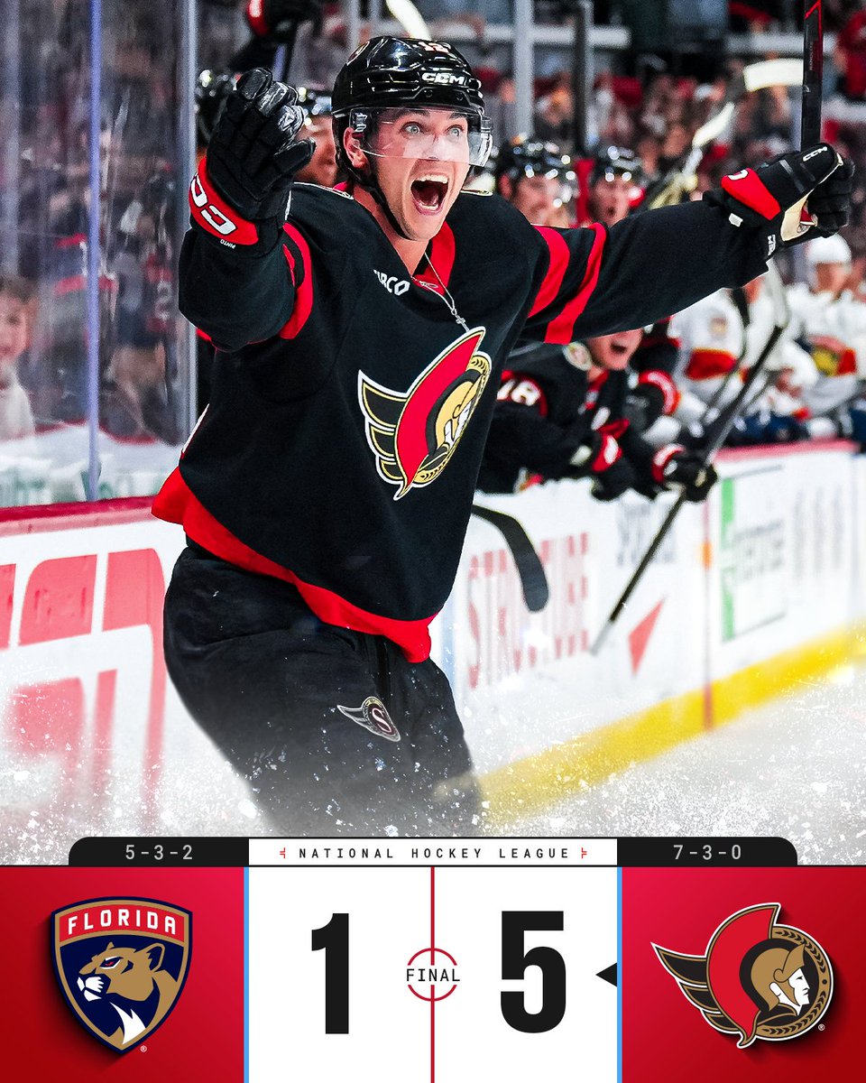 NHL's tweet photo. SENS WIN! 🚨 https://t.co/IXMLzuUxit
