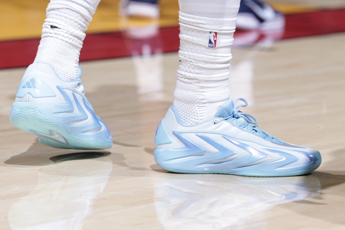 NickDePaula's tweet photo. Anthony Edwards dropped 45 &amp; 10 to kick the season off in his Adidas AE 3s https://t.co/rjQNa4Z3OL