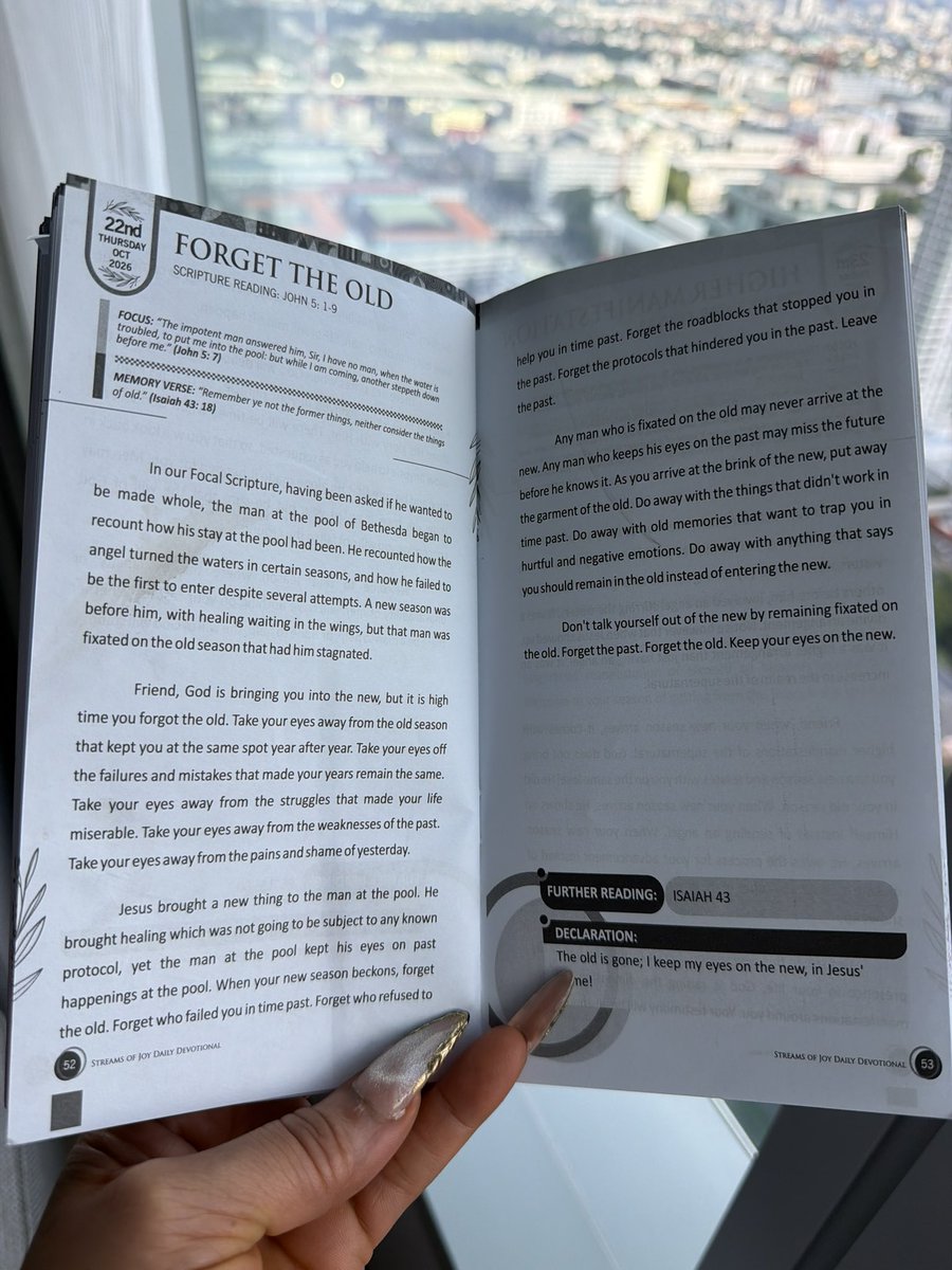 TONTOLET's tweet photo. DAILY DEVOTIONAL 22ND OCTOBER 2026 https://t.co/WUkmDVQd7M