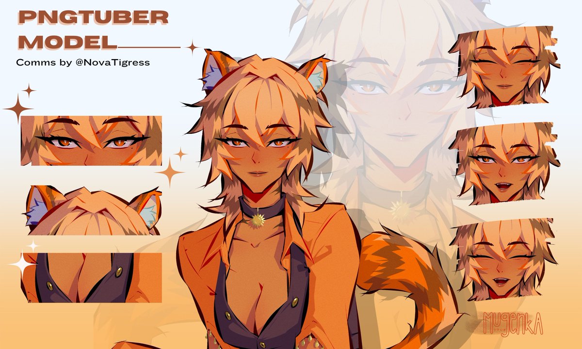 MugenkaWorks's tweet photo. A feisty lady who loves chaos 🐯

#VgenComm #pngtuber #artmoots https://t.co/nqKngNRxHX