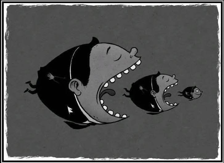 Francis49146726's tweet photo. EL CAPITALISMO Y LA CONDUCTA DEPREDADORA

La ideología capitalista glorifica el egoísmo en sí mismo: una mentalidad en la que el mero interés propio no basta, y que da lugar a abusos en los que individuos depredadores se esfuerzan por distinguirse a través de la riqueza, + https://t.co/upQWEfz5ga