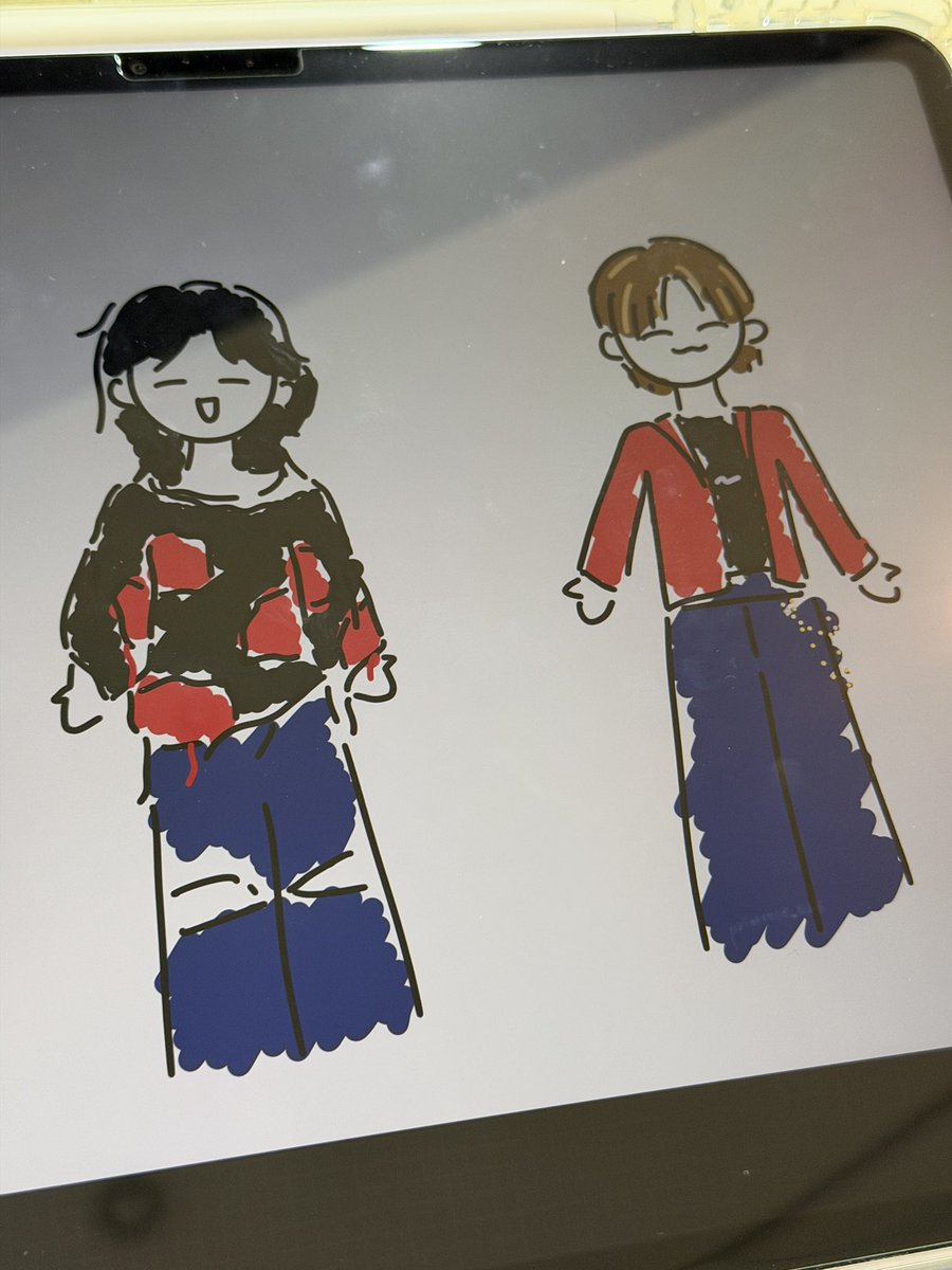 primrose_526's tweet photo. 졸려 죽겠어서 해야될건 손에 안잡히고
백만년만에 그림이나 그리고 앉았음

음중 의상 요런느낌이었는데 https://t.co/rnymn3H2q5