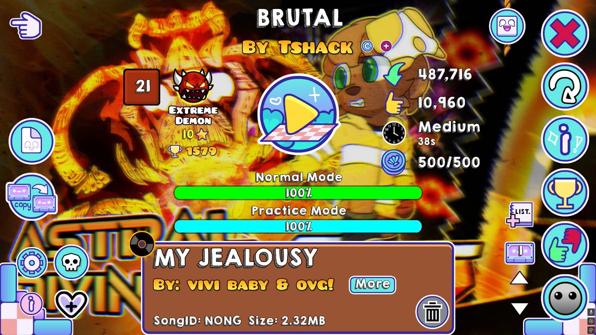GDCostaRica's tweet photo. El jugador @NotVenji5 se paso el Extreme Demon "BRUTAL" ggs https://t.co/RmwOr8GQ33
