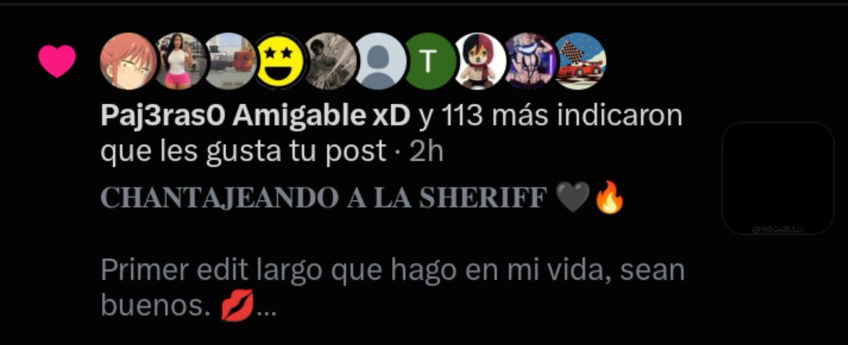 N1GG4BULLY's tweet photo. Pasaron casi 4 meses y sigo robando interacciones con este edit jsjsjs. Muchas gracias a todos, me alegra que les haya gustado. 😊❤️ https://t.co/I1S45JimuW