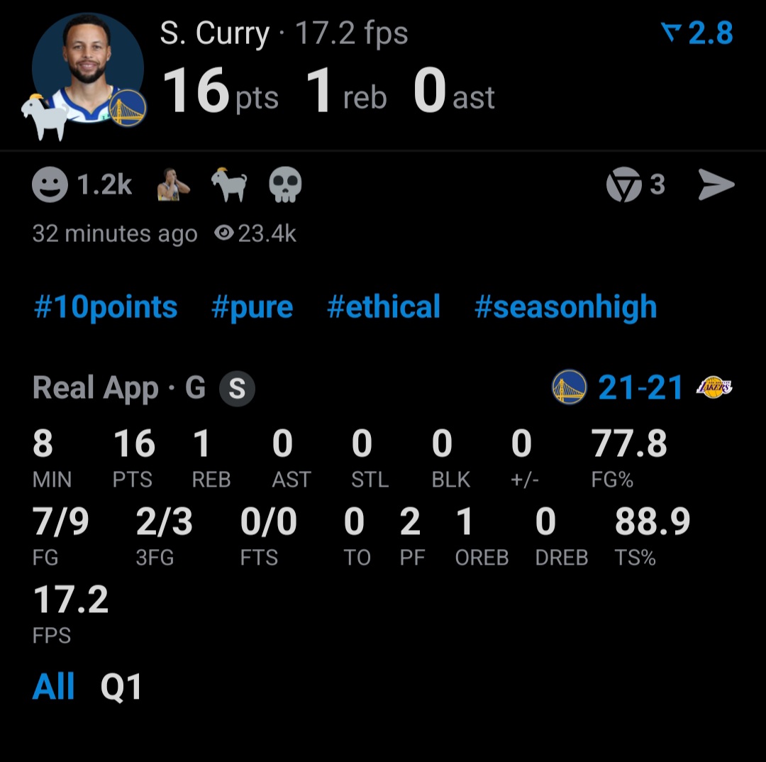 Checkmatee27's tweet photo. This is exactly why Steph makes $100M more 😭

He’s better and he was better. Put some respect on Steph’s name and never compare him to Bronze again https://t.co/7hvx91VHpL