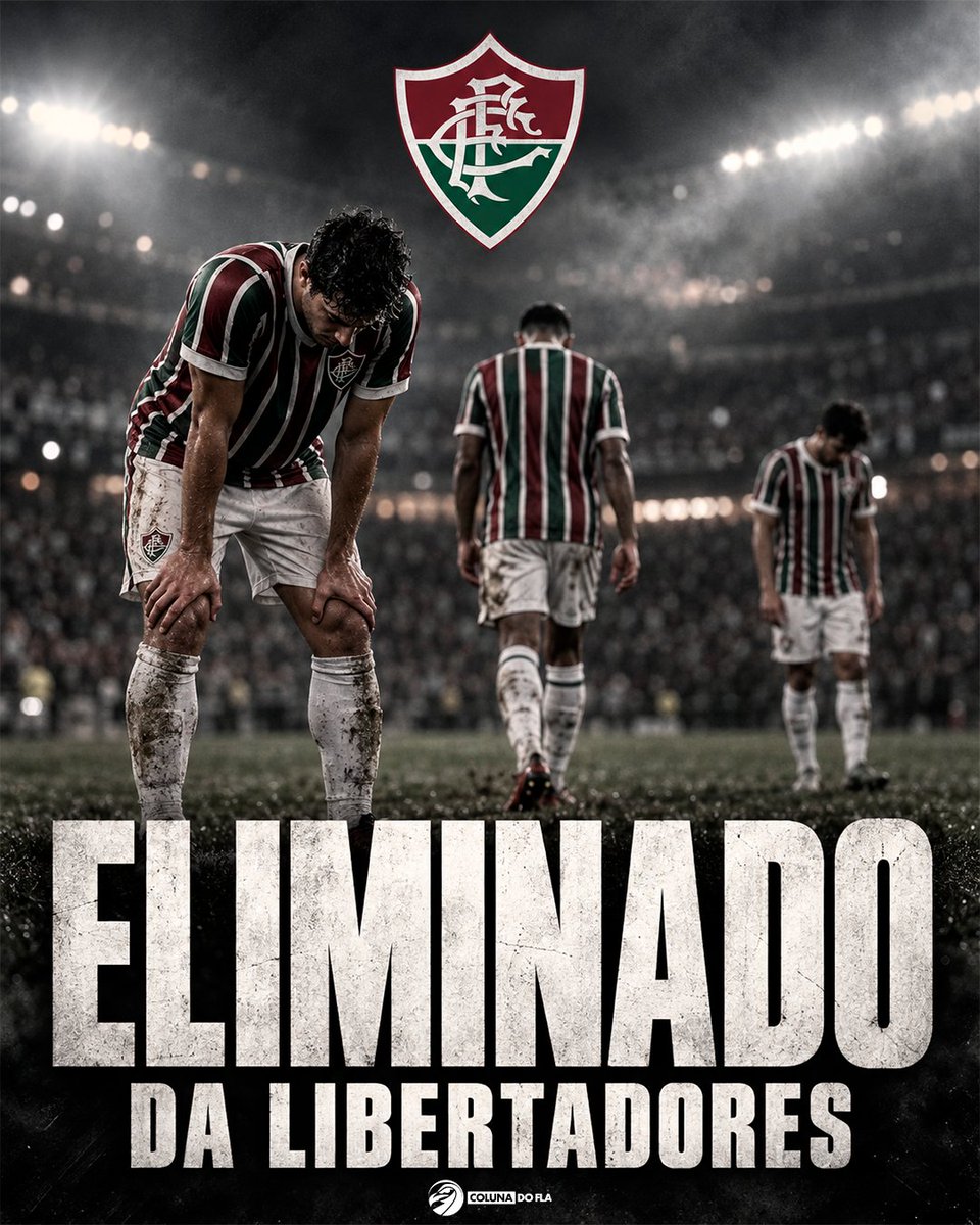ColunadoFla's tweet photo. 🚫 FLUMINENSE ESTÁ ELIMINADO DA LIBERTADORES! https://t.co/XXcXPOXktg
