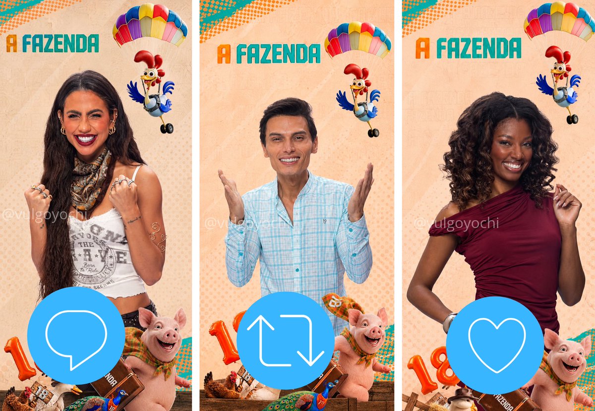 vulgoyochi's tweet photo. QUEM É SEU PEÃO FAVORITO PARA PERMANECER NESSA ROÇA? #AFazebda18 #AFazenda https://t.co/dPU5hJeGbk