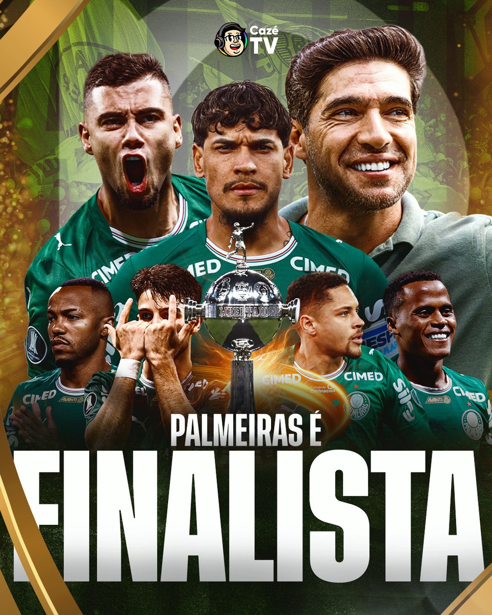 CazeTVOficial's tweet photo. É FINALISTAAAAAAA!!!!! 🟢 TEM QUE RESPEITAR A SOCIEDADE ESPORTIVA PALMEIRAS!!!! 🔥 DE LIBERTADORES O VERDÃO ENTENDE!!!!!! BOTA MAIS UMA FINAL NA CONTA DOS CARAS AÍ!!!! 🐷 https://t.co/rN1a97uMLN