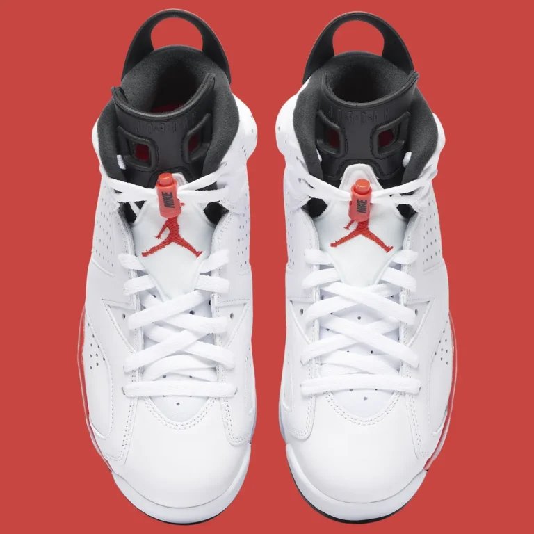 kickvaultgh's tweet photo. Timeless classic 🔥 Retailer preview of the Air Jordan 6 “White Infrared” 2026 Retro.
​Cop or pass? 👇
​@Jumpman23 @SneakerBarDET  
​#KICKVAULT #AirJordan6 #Jordans https://t.co/NZkl1L6w1J
