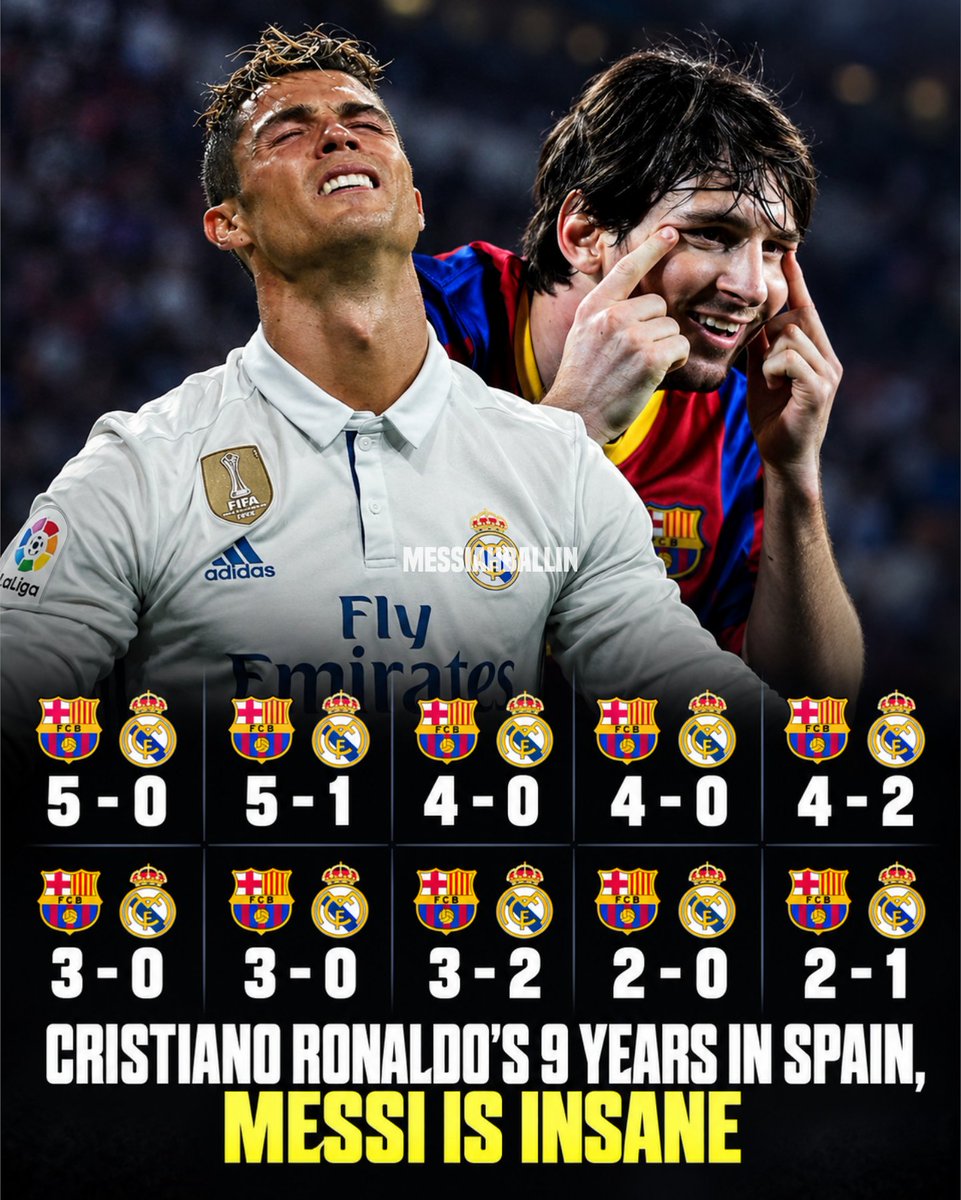 messiahballin's tweet photo. Cristiano Ronaldo's 9 years in Spain "conquered Spain." 🥶🥶

Messi:  41 Penalties 
CR7: 72 PENALTIES 🤑💸 https://t.co/zonokevuGT