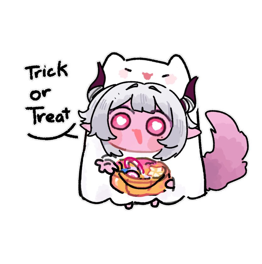 bellasuccubuss's tweet photo. Look how cute I am!! 😇💗… gimme all your candy 🍬 

🎨: @/Eng_1108 | #bellustration https://t.co/32DRaisiuS