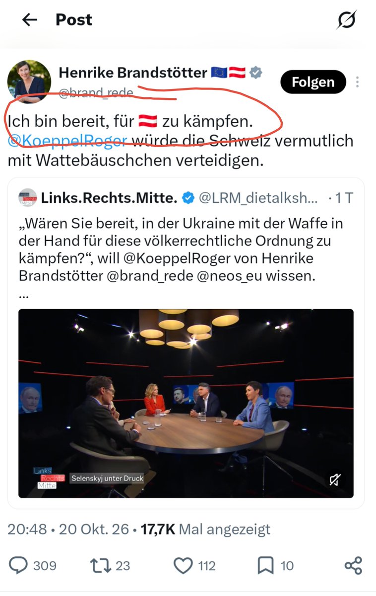 19mabe75's tweet photo. @brand_rede Eitel und Verbohrt ist halt noch immer Neos🤡 Credo!
Ich hätte aber trotzdem gerne, als Ihr Finanzier, gewusst wo und wann die Freiwilligenmeldung zur  etwaigen Ausbildung beim ÖBH stattgefunden hat! Oder ist das wieder nur so eine Floskeln wie "Wir Neos sind Wirtschaftsliberal"? https://t.co/APum8campy