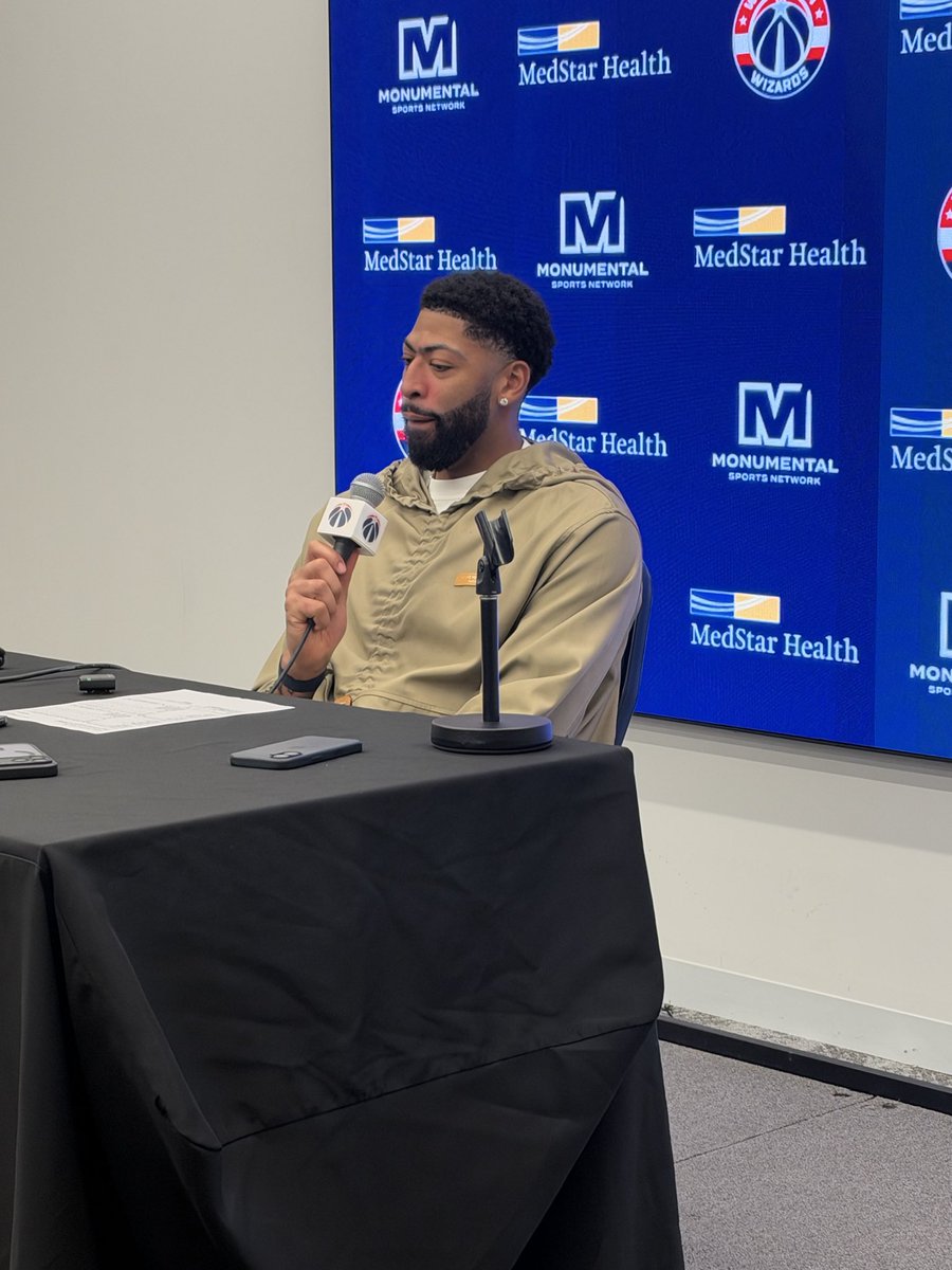 jakekauderer's tweet photo. Anthony Davis on the raucous crowd at Capital One Arena: 

“With some guys on our team who's been here for a little bit, it was like we haven't had this in a little bit. So it was good.” https://t.co/mlPLGYc8o2
