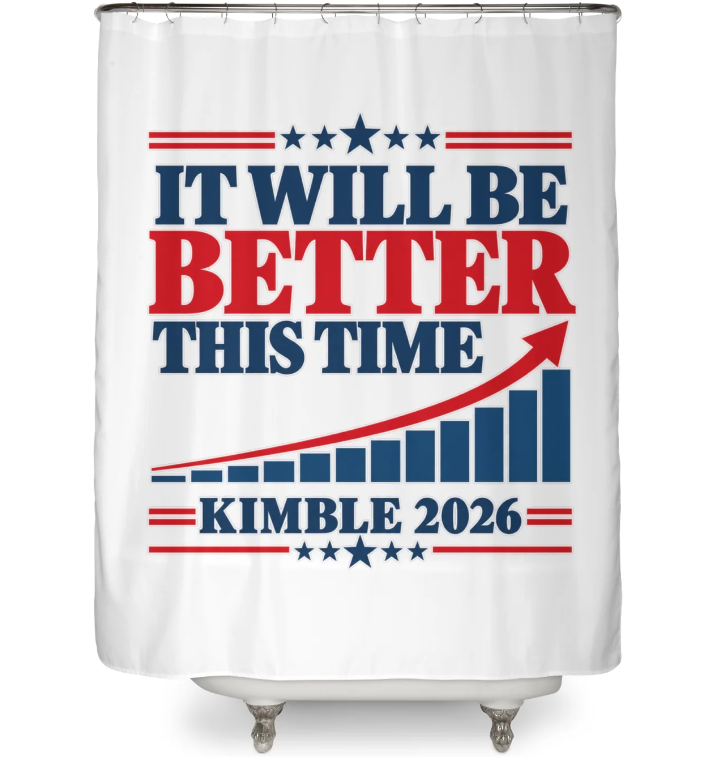 RepJackKimble's tweet photo. Our last campaign merchandise of the 2026 campaign just dropped. Our best selling product so far has been the original It Will Be Better This Time Shirt, but that's just opinion, isn't it?  This one  has a graph.  That way, you can not only tell your friends about Jack Kimble's courageous promise, but also show them scientific proof that it will happen. https://t.co/2TJiy0QgwB