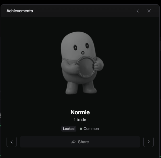 intelligentdog9's tweet photo. pilly at 100k but why havent we sent the new achievements yet?

Theres one called normie that literally has a coin in it? https://t.co/JfmvEQTyGW https://t.co/VivfZHCVL0