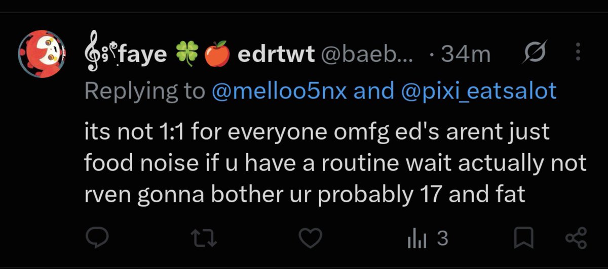 melloo5nx's tweet photo. Bitch GW is  BMI 20  and calling 15 bmi fat💀 https://t.co/q6JNGfubfc