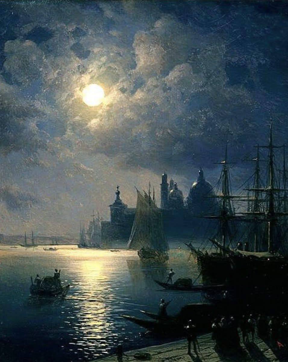 ArtGuide_db's tweet photo. Ivan Aivazovski
Venice at Night https://t.co/pGgmBRcxE2