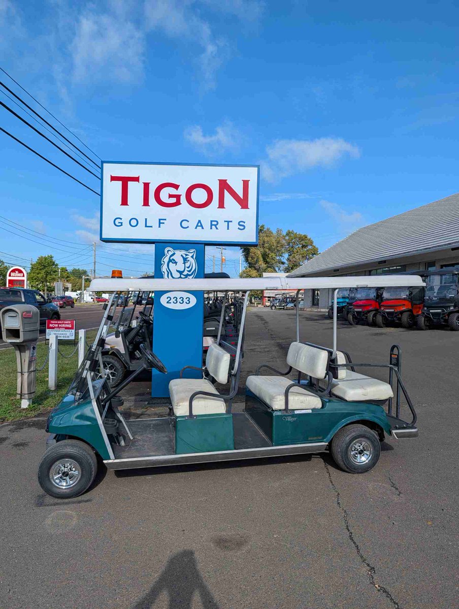 TigonGolfCarts's tweet photo. Club Car DS - Gas Golf Cart $7,500  2000 Club Car DS $7,500 6 passenger, CALL: 215-595-8736 https://t.co/nwonxrgaYR    #ClubCar #ClubCarDS #GasGolfCart #GolfCart #GolfCarts #GolfCartForSale #GasPoweredGolfCart #GolfCartLife #GolfCartLifestyle #GolfCartShowcase https://t.co/rzyPKJcZiO