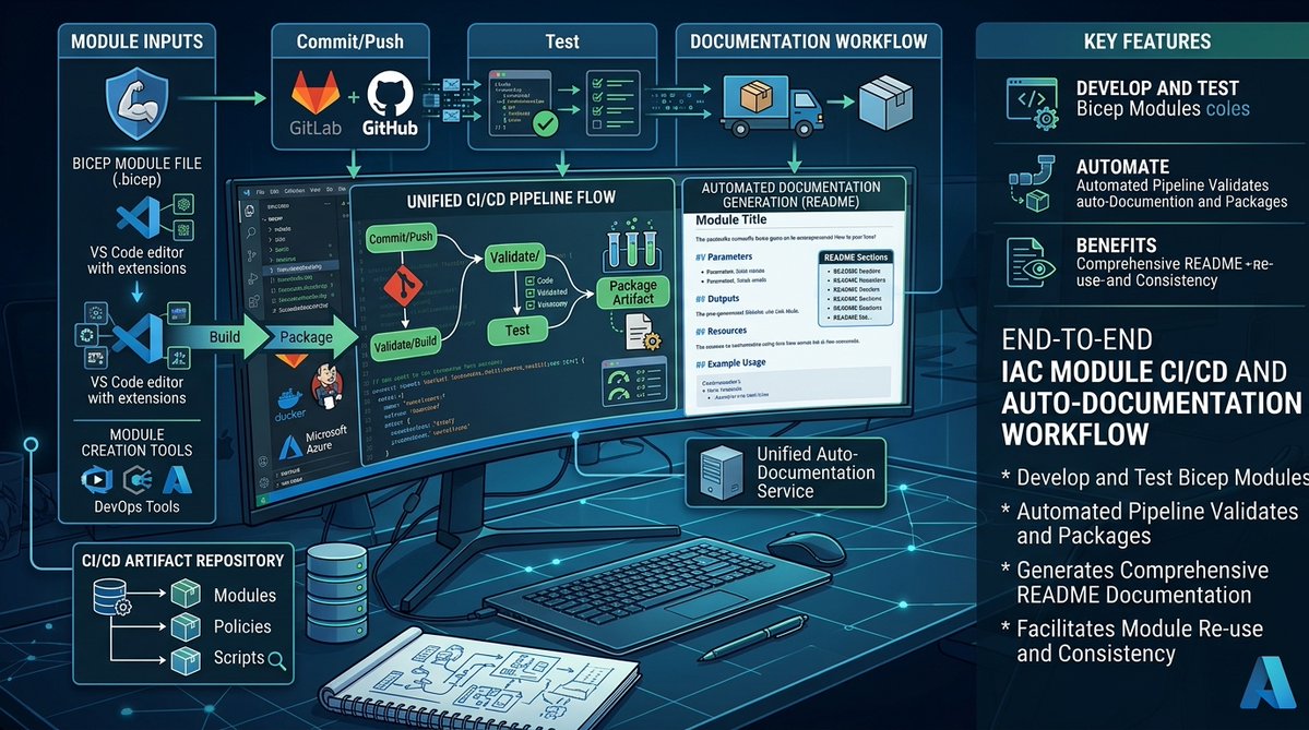 MichalMachniak's tweet photo. π New Blog Post: Bicep Module Documentation & Description Linting:
πΉ Built-in bicep docs Tool
πΉEnforce code standards and flag missing
π Read the full post here: https://t.co/jFlHKf6YUI
#Bicep #Azure #DevOps #IaaC #CloudEngineering #AzOps #Microsoft #MVPBuzz #cloud https://t.co/mWovzIAEgL