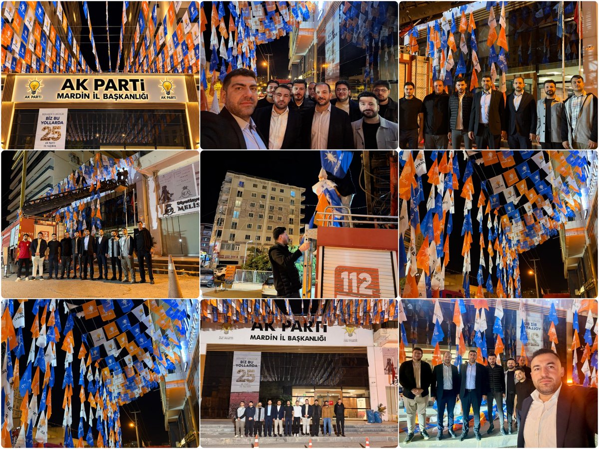 AKGenclikMardin's tweet photo. Gençlik Kolları olarak, gururumuz ve davamızın sembolü olan bayraklarımızı parti binamızın önünde dalgalandırıyoruz. İlk günkü heyecanla, durmadan ve yorulmadan sahada olmaya, bayrağımızı en yüksekte tutmaya devam edeceğiz. https://t.co/7CGKUfYEbj