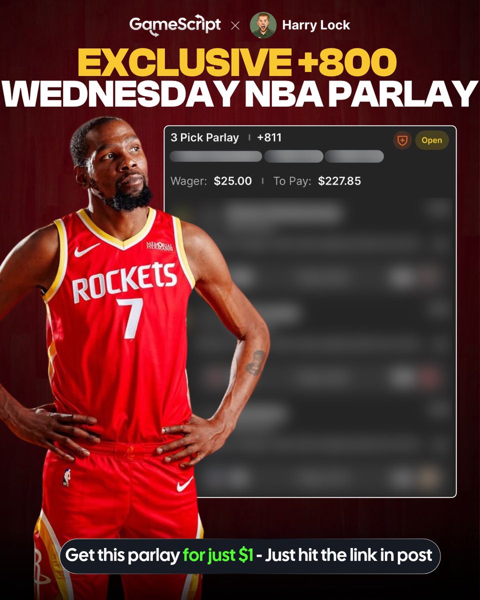 HarryLockPicks's tweet photo. ✅ With UCL POTD & SGP winners already, you don't want to miss what's on GameScript for tonight...

Join here for $1 👉🏼 https://t.co/hYKZSRMXJS

🔥 You'll find a +850 T'Wolves @ Heat SGP, a +800 value NBA play and over 20 plays from other cappers on there!

PLUS... I've just dropped an EXCLUSIVE +1500 Patriots @ Bears TNF SGP for tomorrow night 👀