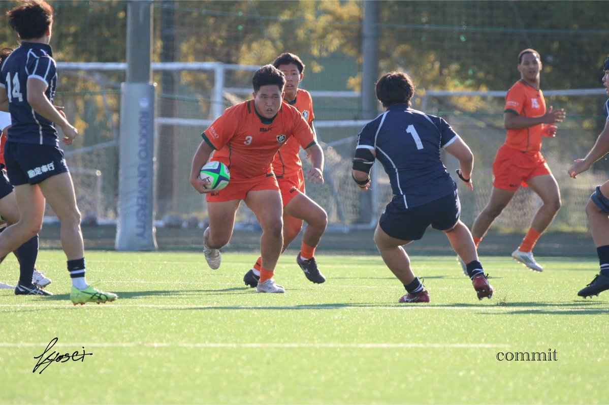RISSHO_RFC's tweet photo. 【試合写真】
先日行われた関東大学ジュニア選手権、立教大学ジュニア戦の試合写真を公開致します。

立教大学 33-17立正大学

<ジュニア選手権 第5節>
11月1日(日)12:00K.O
vs日本体育大学Jr.
@立正大学ラグビー場

#貫commit
#rugby
#立正大学
#立正大学ラグビー部
#関東大学ラグビージュニア選手権 https://t.co/TFvixvB68S