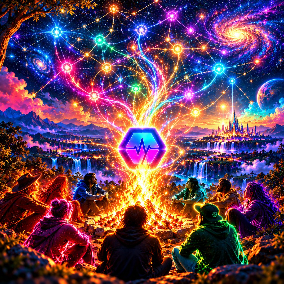Coexisteven's tweet photo. Dear PulseChain fam,

I want to do a gathering / conference of a different kind - one that celebrates our diversity and shared values and principles, titled "🔥 The PulseChain Campire 🔥"

Because the logic is simple that everything in nature works much better when it's united than when it's divided

1⃣ In Physics:
🌞 Laser: light in step, strong enough to cut steel ✅
💡 Light bulb: the same energy scattered in every direction ❌

2⃣ In nature:
🪿 Geese in a V: each bird rides the lift of the one ahead, and they take turns leading ✅
🦀 Crabs in a bucket: any crab could climb out, but the others pull it back, so none escape ❌

3⃣ In human society:
🏠 Barn raising: a town builds one family's barn in a day, then that family helps the next ✅
🐄 Tragedy of the commons: everyone overgrazes a shared field for themselves until it's dead for all ❌

I want to invite:
❤️$HEX OGs
🧡 Core coin holders
💛 $pDAI and fork holders
💚 Communities like $ATROPA, Tang Gang etc
💙 Meme coiners
💜 Builders
🤎 Taders
🖤 Multichain explorers
🤍 Sceptics and even people who've been burned 

Everyone should feel welcome

🫂 I'm putting the feelers out and messaging people from different parts of the community to see if we can start it - even with just 3 

🥰 It's very simple: if this  is truly a decentralized blockchain, it means that everyone should be able to coexist on the same chain

🏞️ A forest is made strong by it's diversity, not it's uniformity

This is not a shilling event, and you don't have to change your bags or your beliefs

But maybe at the end, you'll start to see that we have more in common than we have in differences? 

🧡💙💜