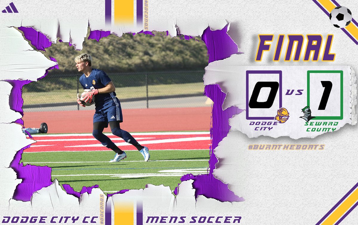 GoConqs's tweet photo. ⚽️Men’s Soccer | #GoConqs

FINAL | 1-0 Seward County

@GoConqsMSoccer see Seward County tally a 2nd half sending the Conqs to a tough loss...Conqs now 3-9-3 &amp; 1-7-1 in KJCCC #BurnTheBoats https://t.co/4e8m2HL5il