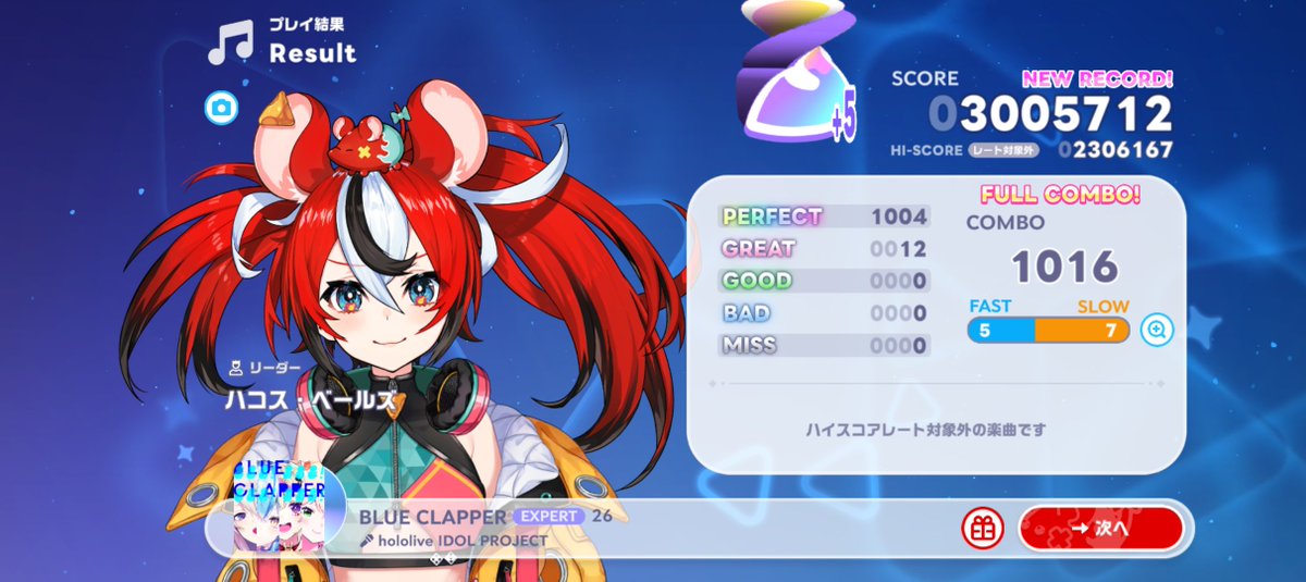 yuux_S2_x's tweet photo. おはようございます
FC193曲目
譜面苦手過ぎてずっと前から沼ってて放置してた꜀( ꜆ _ _)꜆ https://t.co/r8QcY1mORA