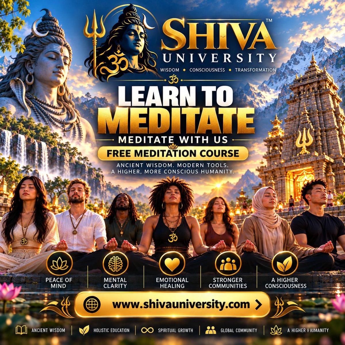 memphispress_'s tweet photo. FREE MEDITATION COURSE: Learn to meditate with Shiva University 🧘 #ShivaUniversity #LearnToMeditate #Meditation https://t.co/Vslxe1Dyit