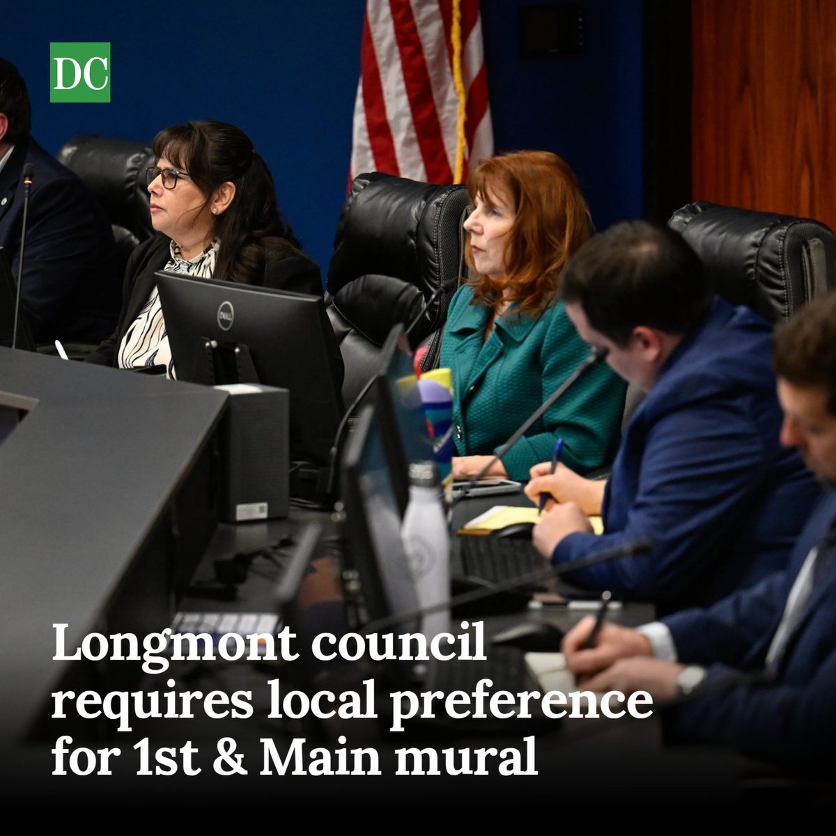 dailycamera's tweet photo. Longmont council requires local preference for 1st &amp; Main mural https://t.co/oJyHSLnl9g