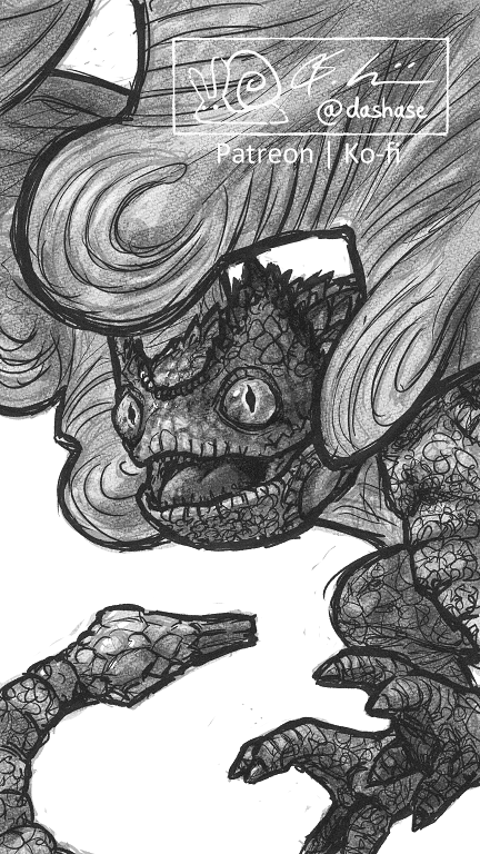 dashase's tweet photo. Quick one to get a break from the Xeno piece and avoid tunnel vision https://t.co/0YnrBG1Ox4