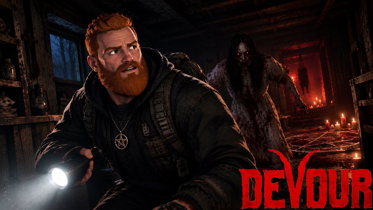 Crawler's tweet photo. 🎃🎃 I'm not scared of @DEVOUR_GAME ! but just in case I have Ghost_Of_PhoenixTV as a sacrifice! 🎃🎃 | Haunted by @olen_vr 

https://t.co/UUgbCdxKuE https://t.co/l5mOpPTyqA