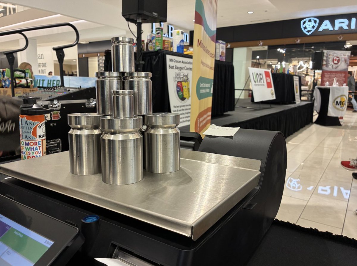 MNCommerce's tweet photo. What an exciting weekend at the Mall of America for the annual Best Bagger competition! A huge shoutout to all the competitors and a special thank you to our Weights &amp; Measures team for helping keep the competition fair, fun, and incredibly accurate. https://t.co/rIluEkBX0s