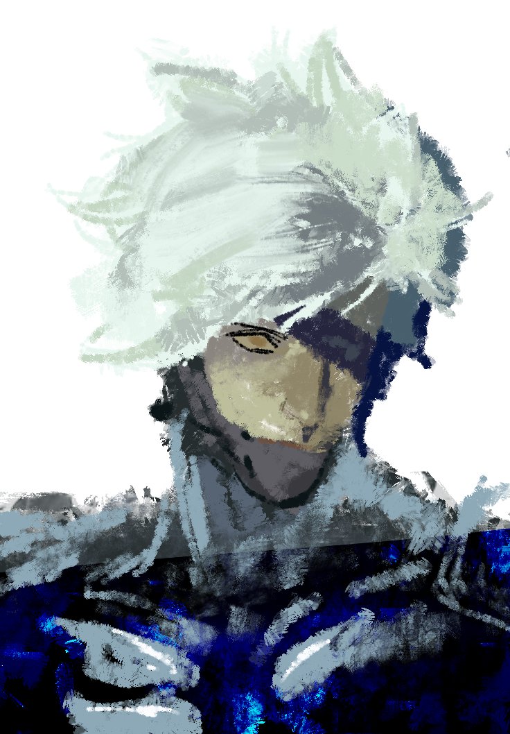 YYonko80904's tweet photo. Tried a new brush https://t.co/pFQX9LWhvm